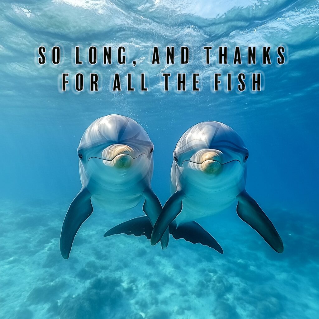 Douglas Adams Was cool.