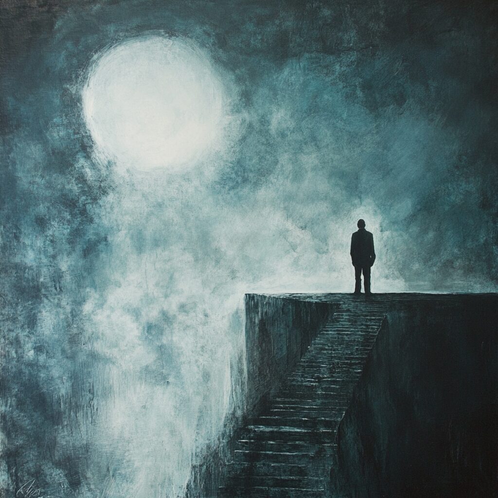 Walking this world alone. . .